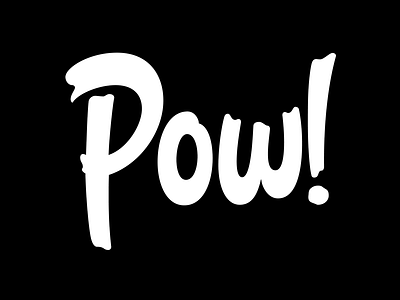 Pow! backfire brush electric exciting font jerry berg lettering script typeface
