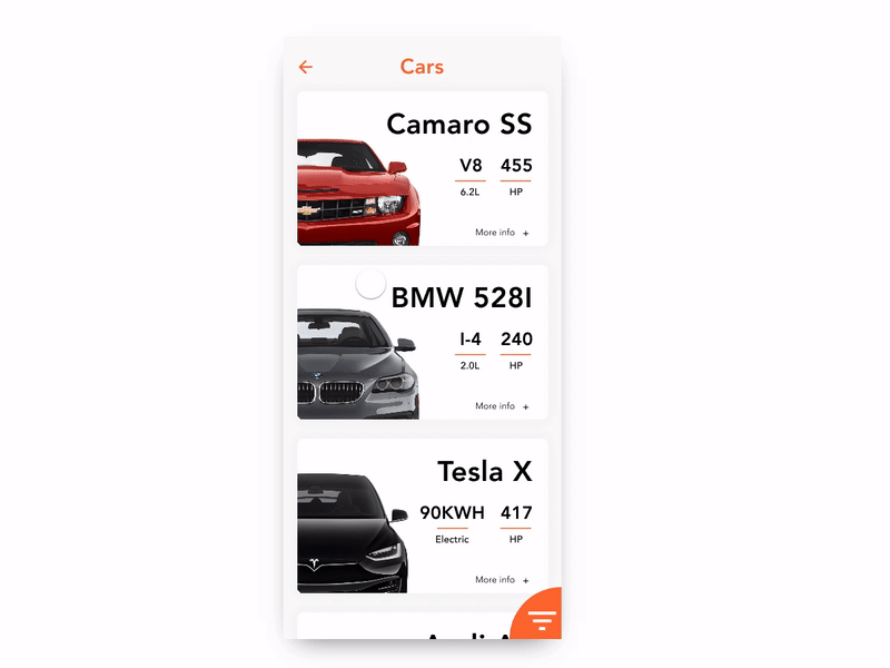 Car Rental Prototype App app car concept gif invision invision studio ios iphone x mobile rental ui ux