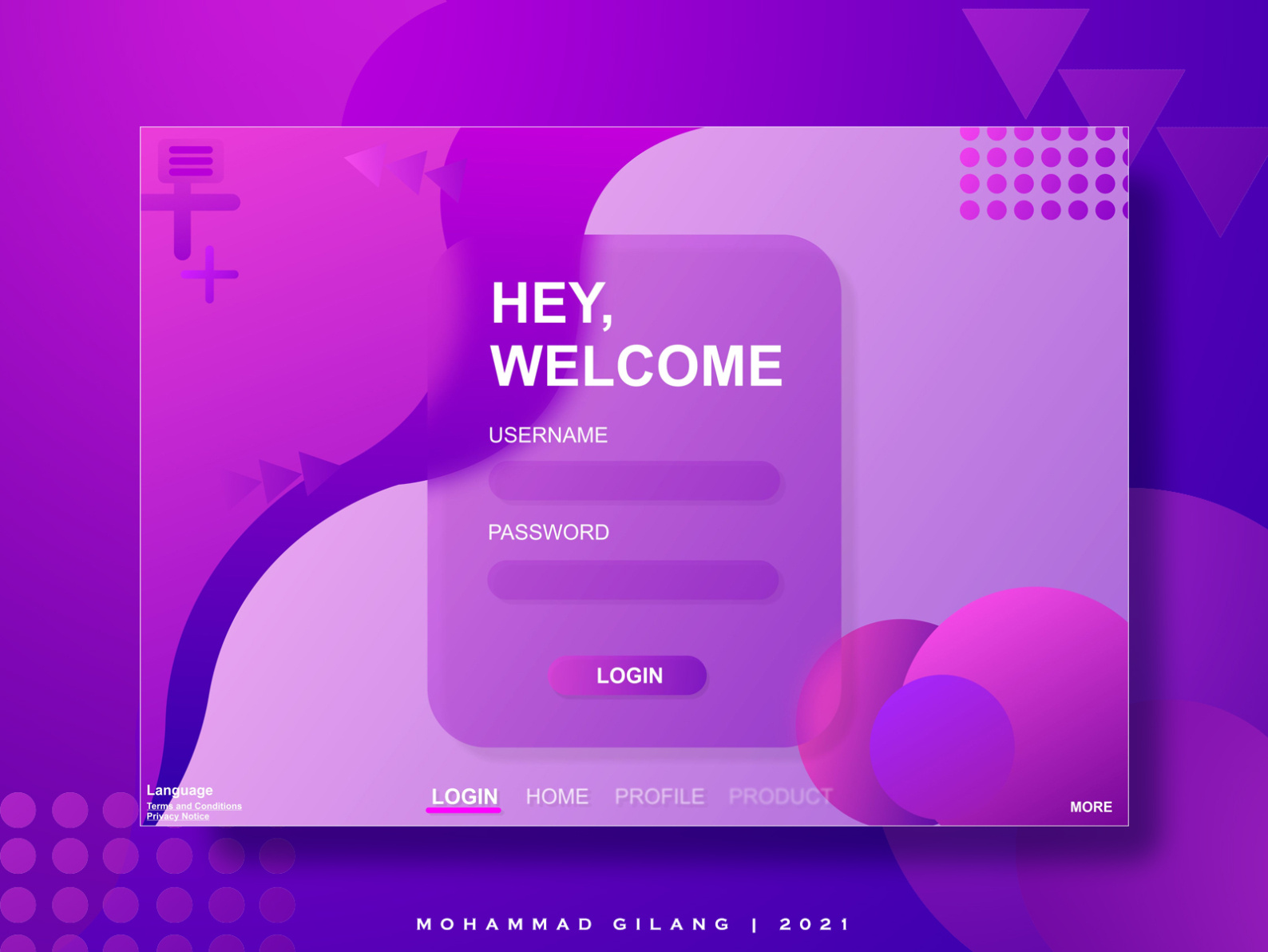 UI Design by Mohammad Gilang Fiqri Akbar on Dribbble