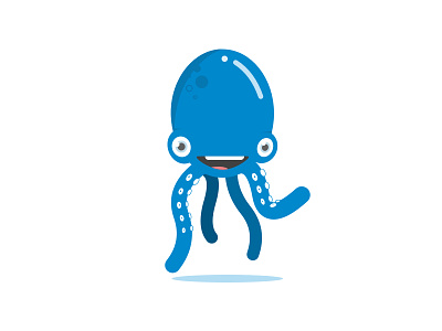Poulpi the octopus animal cartoon octopus