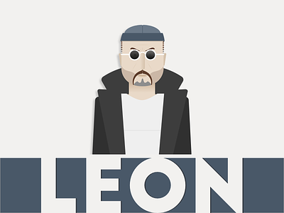 Leon The Professional 2d cartoon character killer leon movie reno