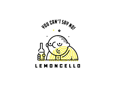 Lemoncello branding illustration lemoncello typography