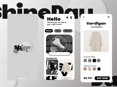 UI Online Shop - Shineday uidesignapplicationonlineshop