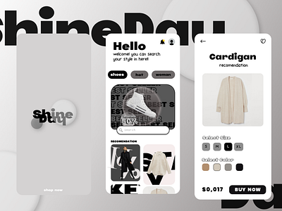 UI Online Shop - Shineday