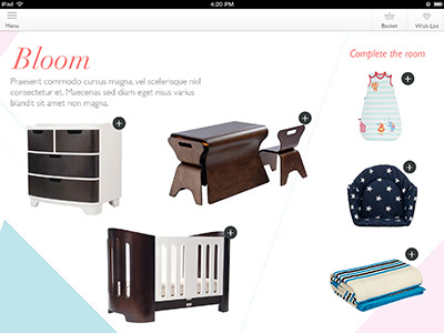 iPad App Concept - magazine app image interface ios ipad magazine minimal tablet ui