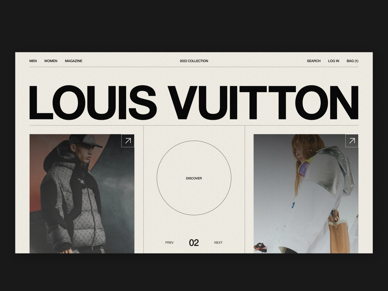 Louis Vuitton Magazine Homepage