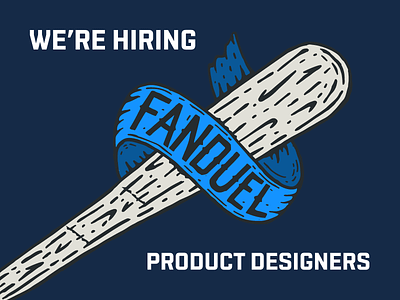 We're hiring! fanduel hiring jobs product design sports