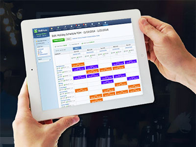 Employee Scheduling Interface interface design restaurant software saas scheduling ui ux web app