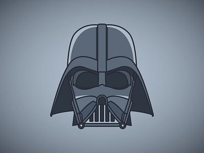 Darth Vader darthvader design graphicdesign illustration simple star wars vector vector illustration