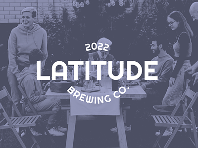 Latitude Brewing CO. Word Mark alchohol american backyard beer branding design graphic design logo logomark passion typography vector wordmark