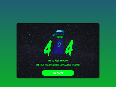 404 Not Found - Daily UI #008