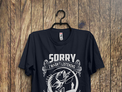 sorry i wasn’t listening i was thinking about fishing 3d animation branding design desing fish graphic design illustration logo motion graphics t shirt ui