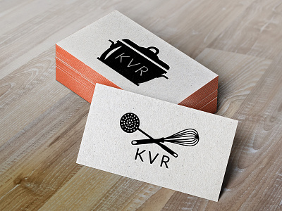 Kvr business card catering custom for kvrkitchen