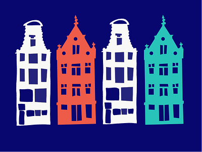 Amsterdam amsterdam city digital design holland illustration