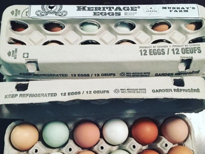 Murray's Heritage Eggs Packaging