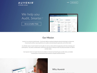 Auvenir Webiste design website