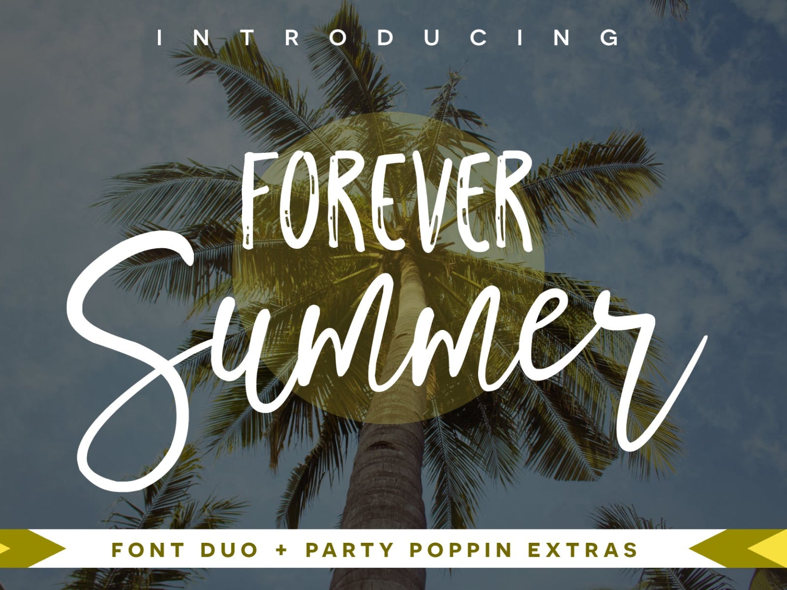 Forever Summer Font Duo app branding cute design display font icon illustration logo typeface typography ui vector