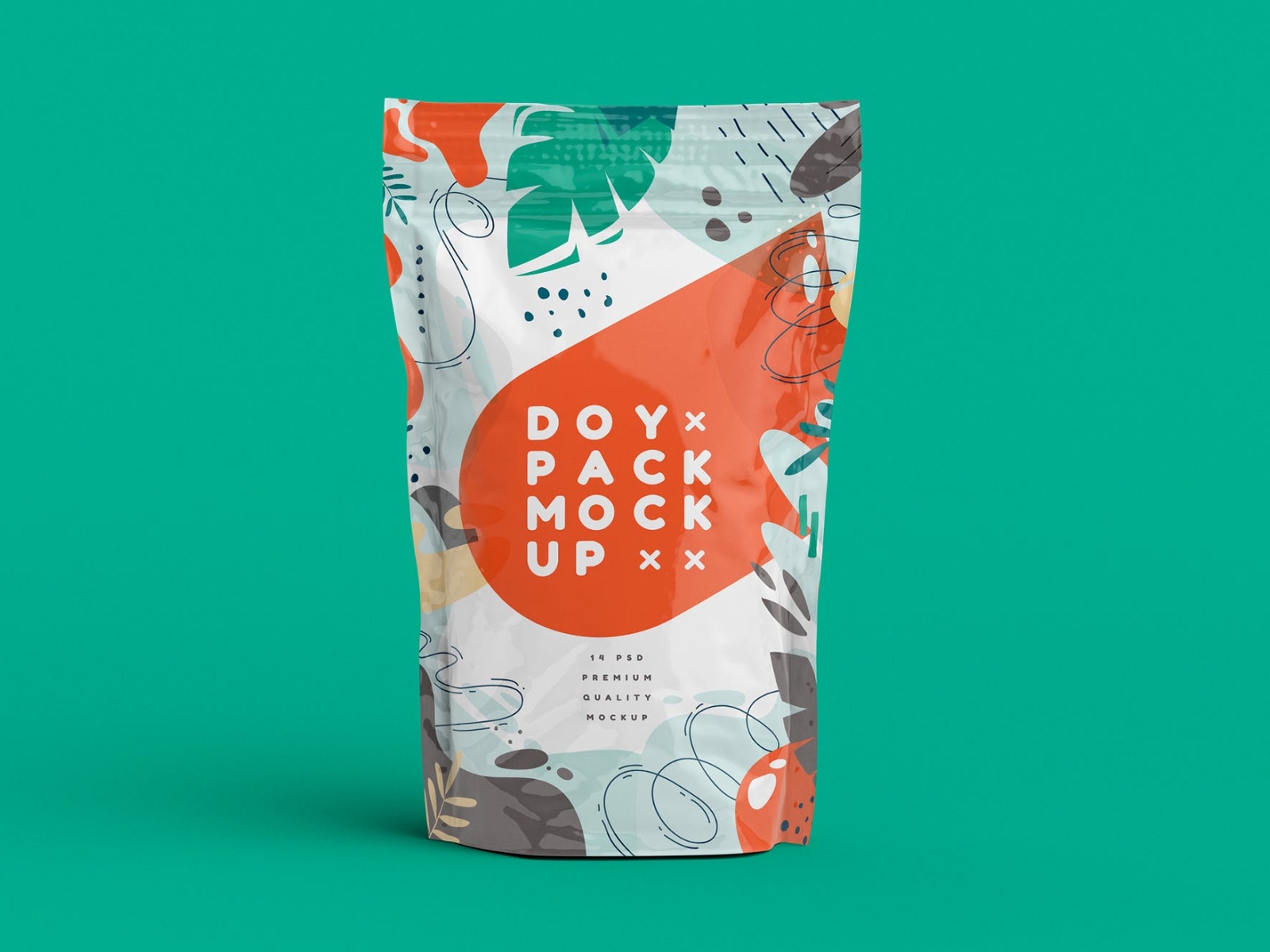 Doypack MockUp app branding cute design doypack font icon illustration logo mockup packaging ui vector