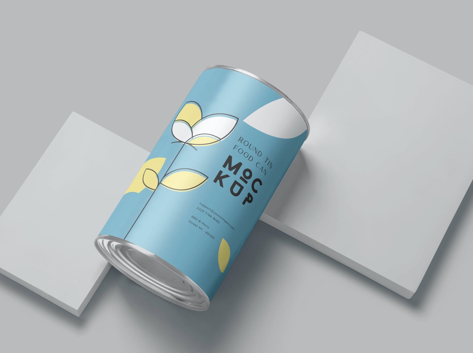 Tin Can Mockup app branding can mockup cute design font icon illustration logo packaging design tin can ui vector