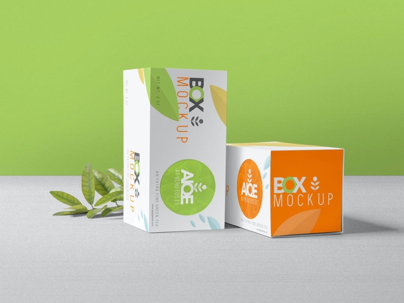 Box Packaging Mockup app box box mockup branding cute design font icon illustration logo mockup packaging ui vector