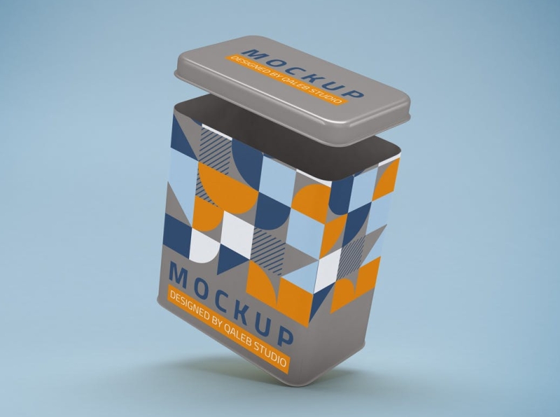 Tin Can Mockup app branding can mockup cute design font icon illustration logo mockup packaging tin can ui vector