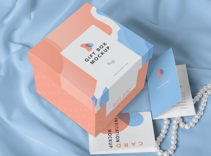 Gift Box Mockup