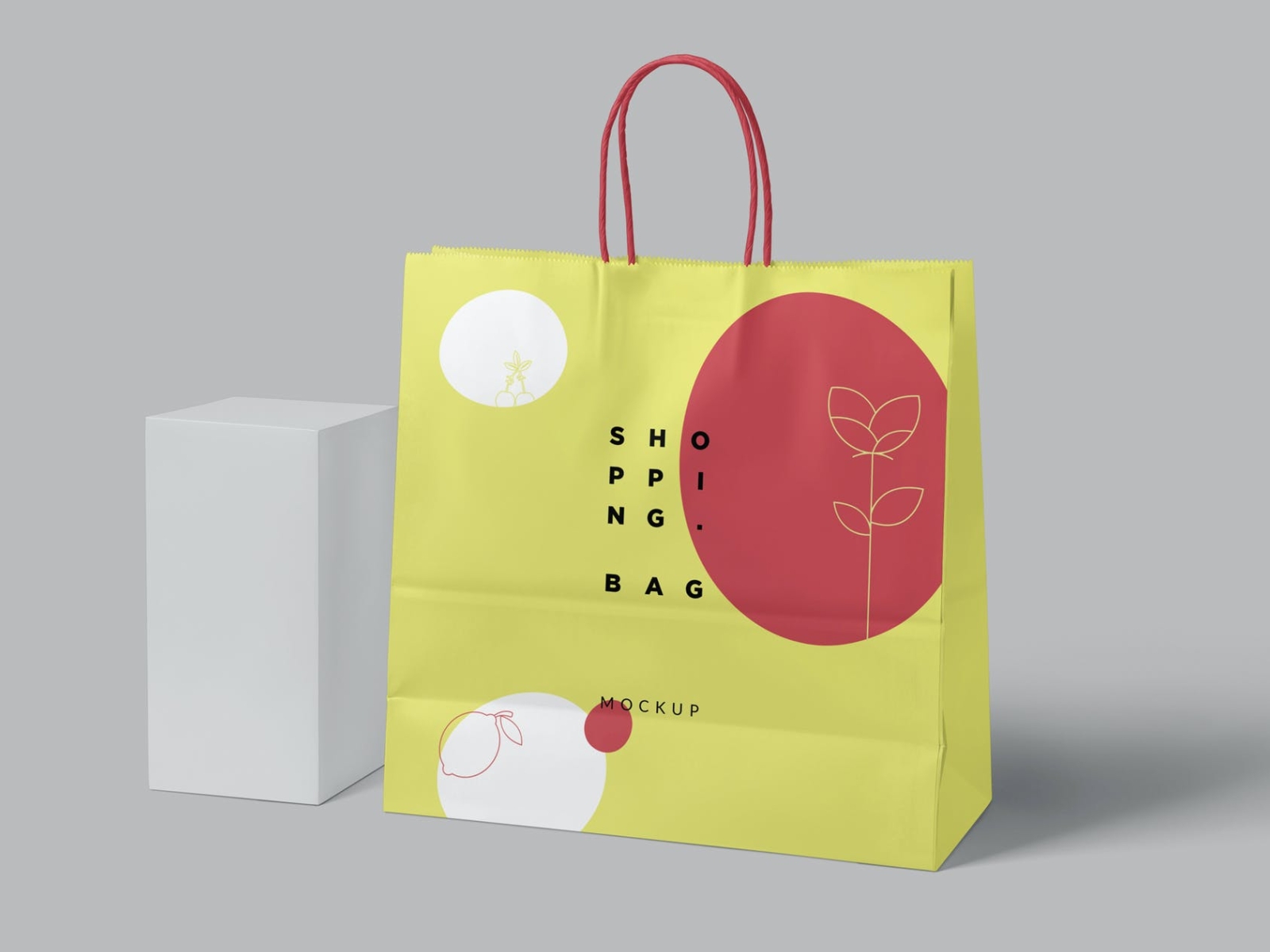 Paper Bag Mockups app bag mockup branding cute design icon illustration logo package packaging packaging design shopping bag ui ux vector