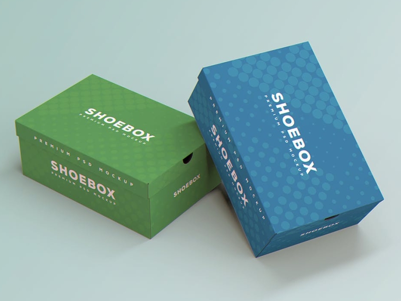 Shoe Box Mockup app box mockup branding cute design icon illustration logo mockup packaging packaging design shoe box ui ux vector