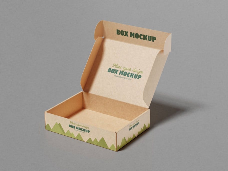 Packaging Box Mockup app box box mockup branding cute design icon illustration logo mockup packaging packaging design ui ux vector