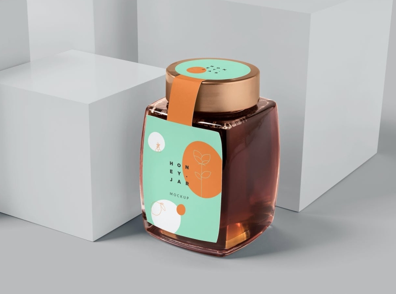 Honey Jar Mock-up