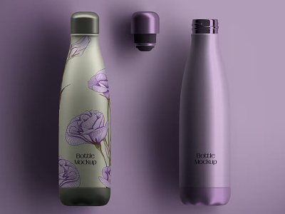Bottle Packaging Mockup bottle branding cute design illustration logo mockup packaging packaging design product ux