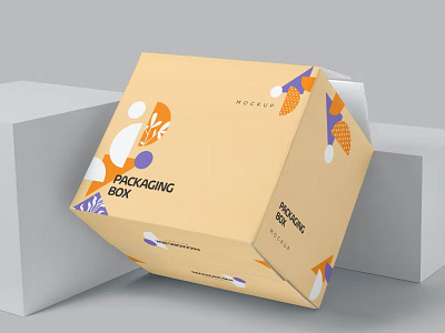Packaging Box Mock-up box branding cute design illustration logo mockup packaging packaging design ux