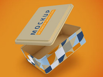 Tin Box Mockup