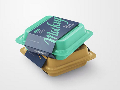 Food Container Mockup