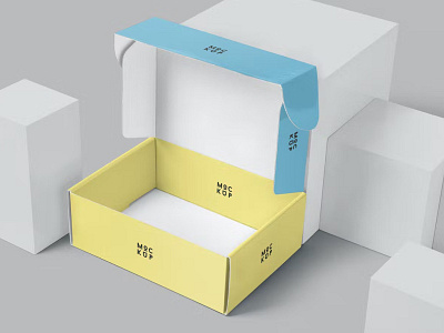 Box Mockup app box branding cute design illustration logo mockup packaging packaging design