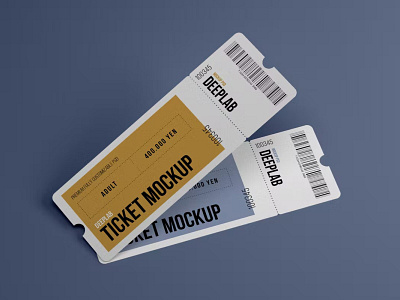 Event Ticket Mockup app branding cute design event event ticket illustration logo mockup movie movie ticket ticket design