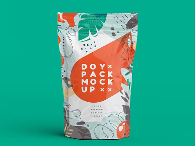Doypack Packaging MockUp branding cute design doypack illustration logo mockup package packaging packaging design