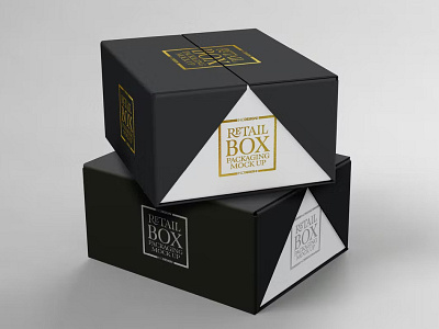 Retail Box Mockup app box box packaging branding cute design illustration logo mockup packaging packaging design