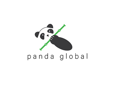 made a panda logo recently for a client 2d logo 3d adobe branding design graphic design icon illustration logo logo designing typography