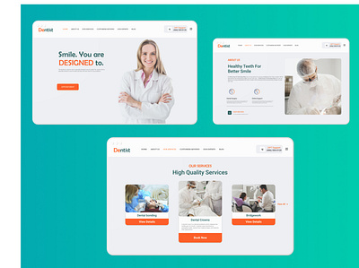 Web App - Dentist 3d branding concept art concept design design designfigma figma ui web app web design web page