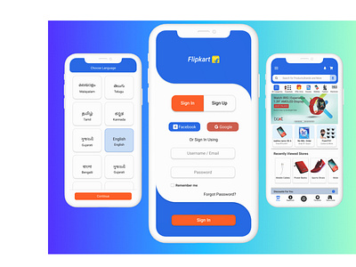 Flipkart Redesign -  Concept art