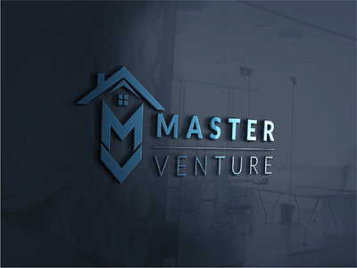 Master Venture Logo Design branding logo design logos master venture property marketing real estate logo design