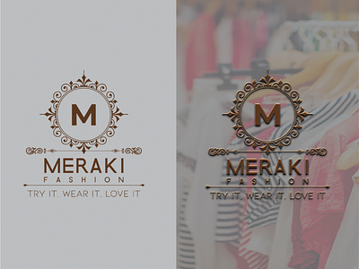 Meraki Fashion Logo Design branding fashion fashion logo design logo design logos meraki fashion logo design
