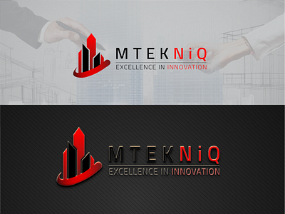 MTEKNIQ Logo Design logo design logos mtekniq logo design property marketing real estate logo design