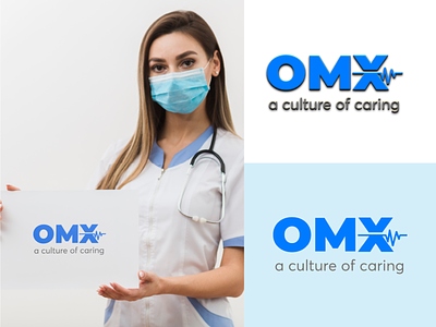 OMX Logo Design branding health care health care logo design logos omx omx logo design