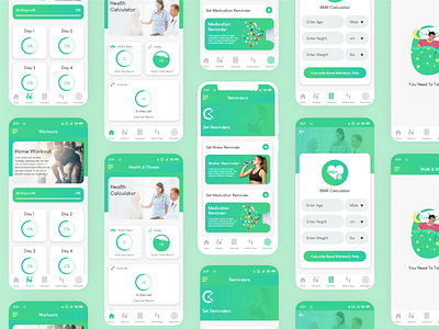 Health & Fitness UI/UX Design