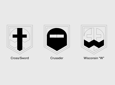 Logo Construction brand brand design brand designer brand identity branding crest crusaders design identity logo visual identity wisconsin