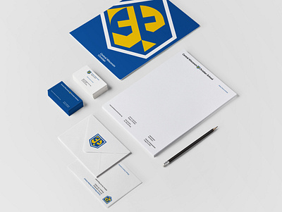 CWC Stationary System Design brand brand design brand designer brand identity branding crest design identity logo stationary visual identity