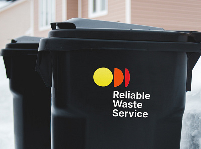 Reliable Waste Service Brand in context brand brand design brand designer brand identity branding design identity instagram logo visual identity