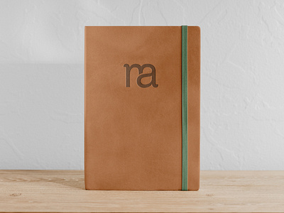 Custom Leather Debossed Notebook for Masks by Amanda